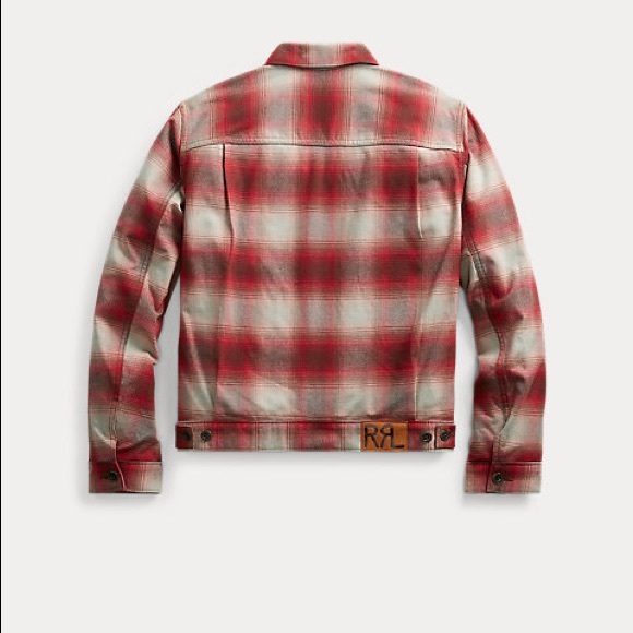 RRL plaid Cotton-wool jacket - Picture 5 of 5